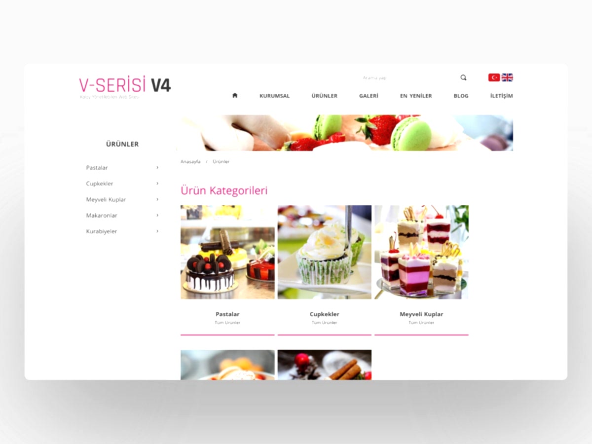 Butik Pasta Web Tasarım V4