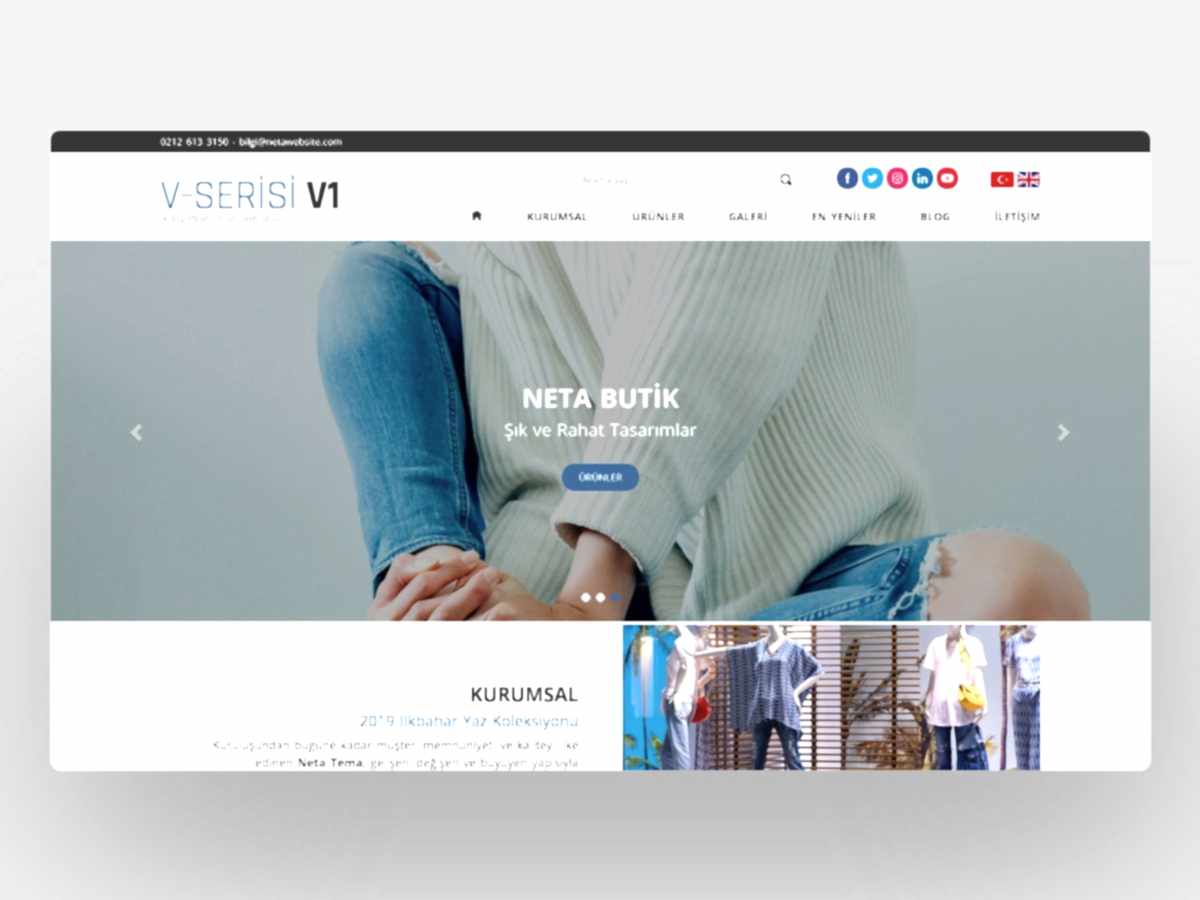 Butik Web Sitesi V1