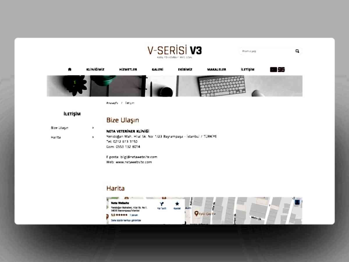 Hazır Veteriner Sitesi V3