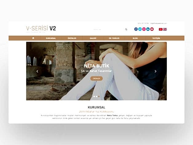 Butik Sitesi Kurma V2