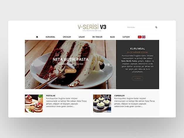Hazır Butik Pasta Sitesi V3
