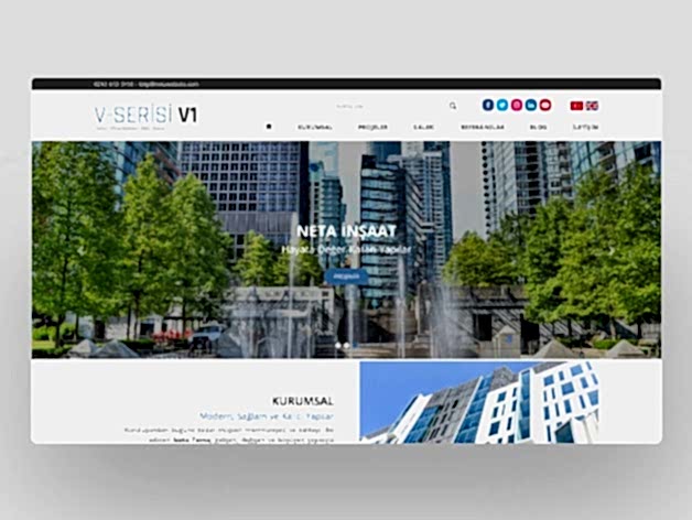 İnşaat Web Sitesi V1
