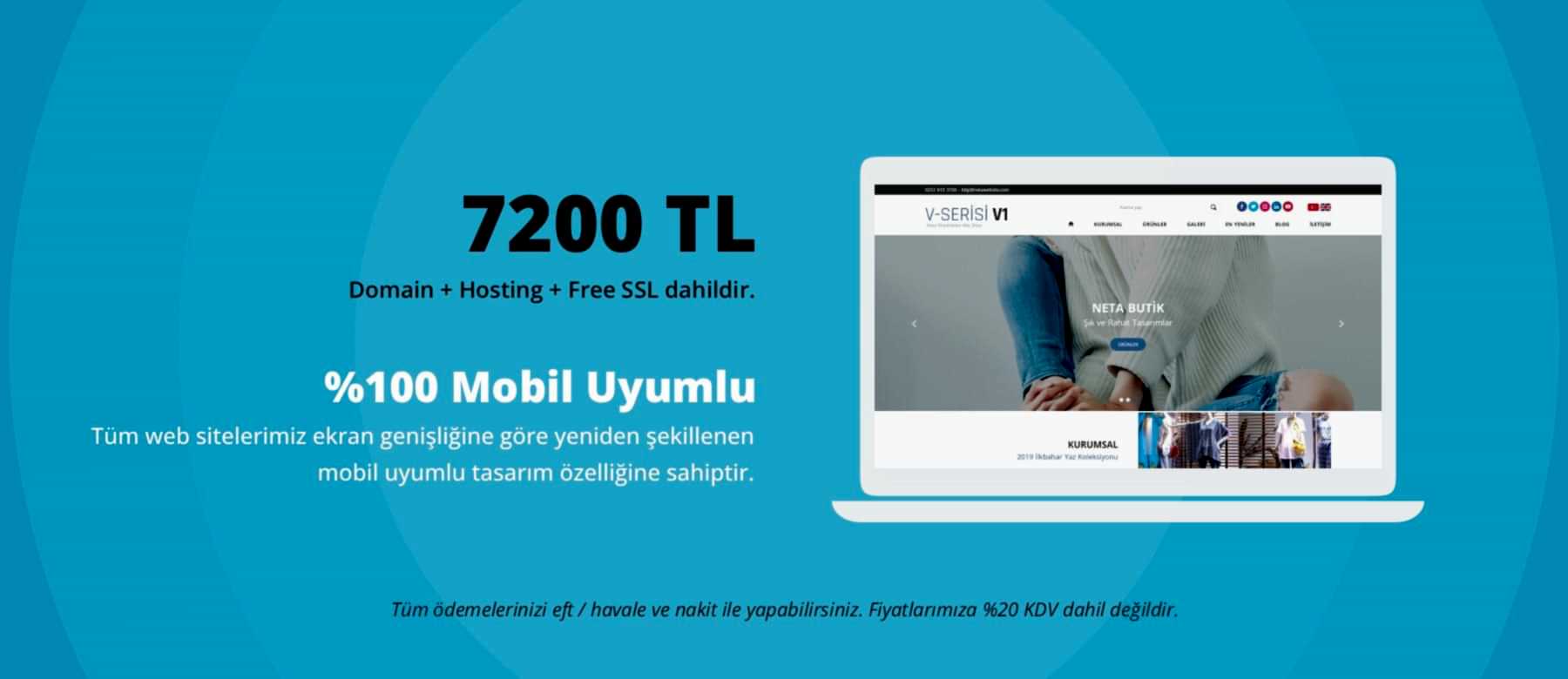 İnternet Sitesi Kurma Maliyeti 7200 AZN